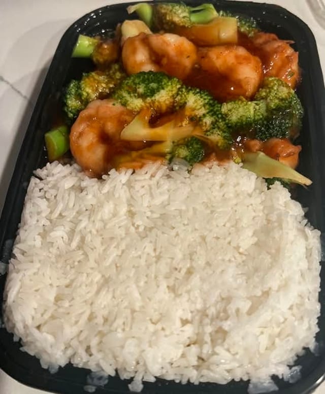 Shrimp w Broccoli.