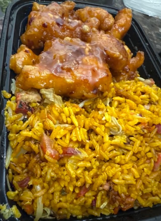 White Meat General Tso's Chicken.